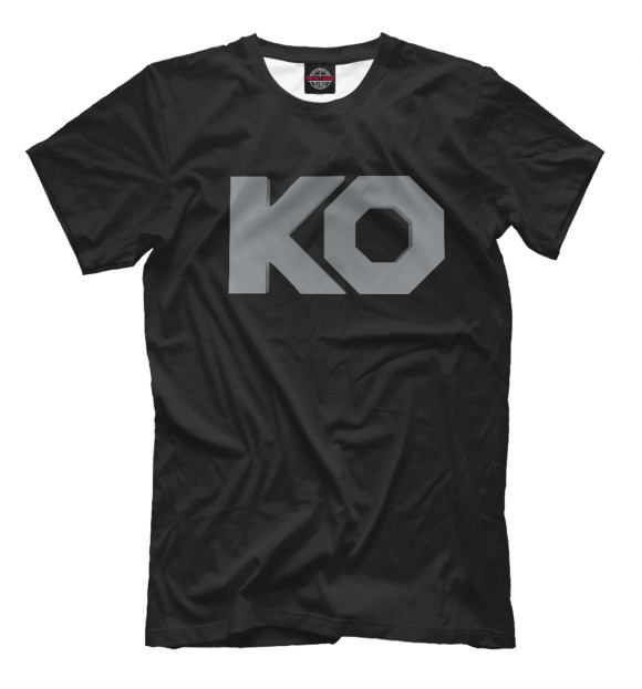 Мужская футболка с изображением Кевин Оуэнс цвета Черный