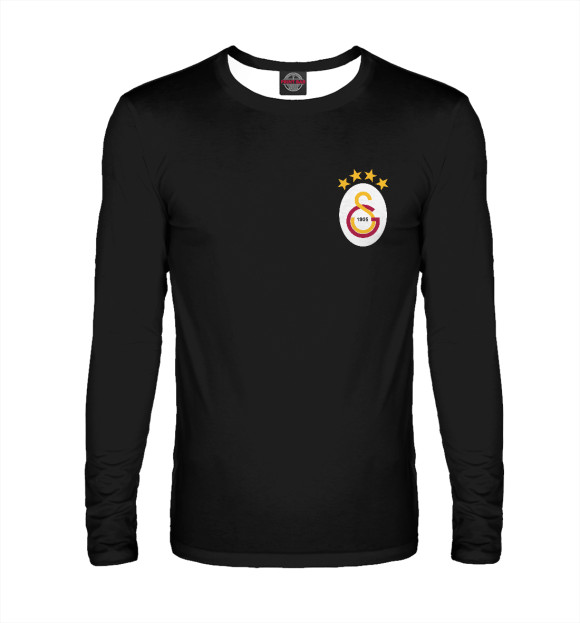 Мужской лонгслив с изображением Galatasaray цвета Белый