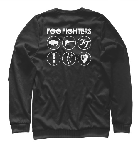 

Свитшоты Print Bar, Белый, Foo Fighters