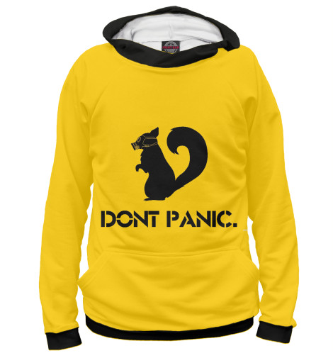 

Худи Print Bar, Белый, Dont panic