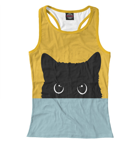 

Майки борцовки Print Bar, Белый, Черная кошка