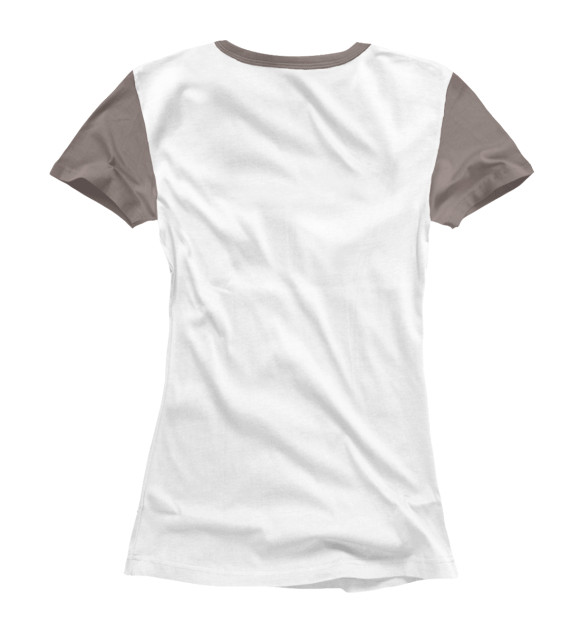 Женская футболка с изображением Healthy Lifestyle цвета Белый