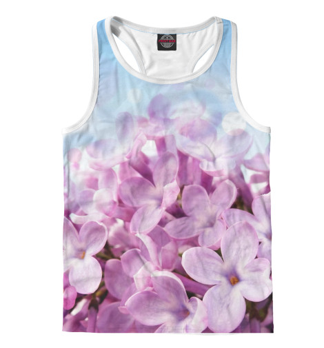 

Майки борцовки Print Bar, Белый, Сирень