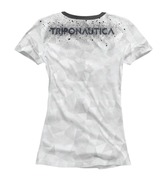 Женская футболка с изображением TRIPONAUTICA цвета Белый