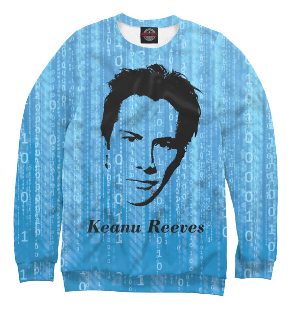 Свитшот для мальчиков с изображением Keanu Reeves цвета Белый