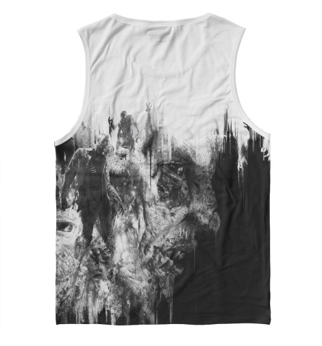 

Майки Print Bar, Белый, Зомби