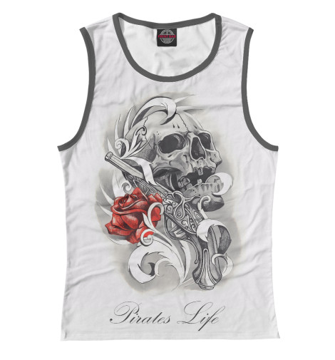 

Майки Print Bar, Белый, Pirates Life