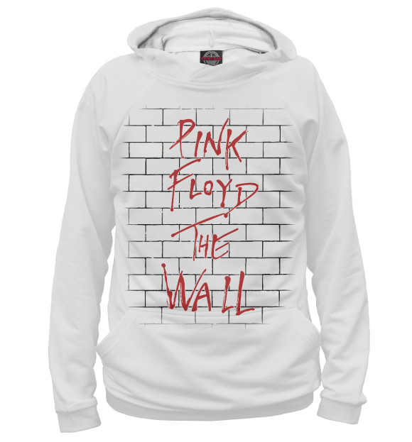 Мужское худи с изображением Pink Floyd цвета Белый