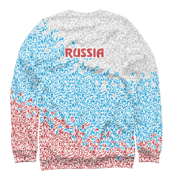 Свитшот для мальчиков с изображением Москва - регион 777 цвета Белый