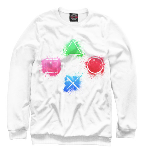 

Свитшоты Print Bar, Белый, PlayStation