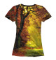 Женская футболка Осенний лес