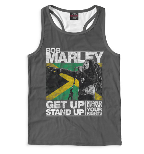 

Майки борцовки Print Bar, Белый, Bob Marley