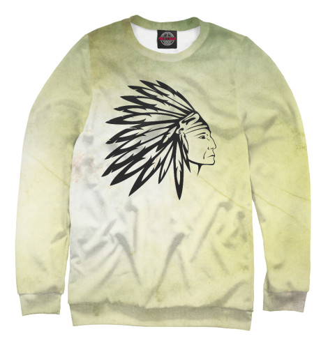 

Свитшоты Print Bar, Белый, Индеец