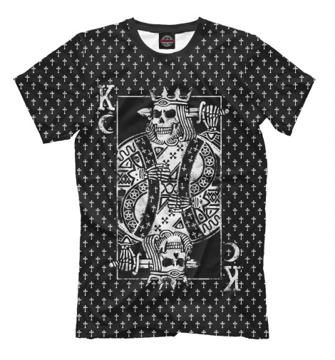 

Футболки Print Bar, Черный, Король смерти
