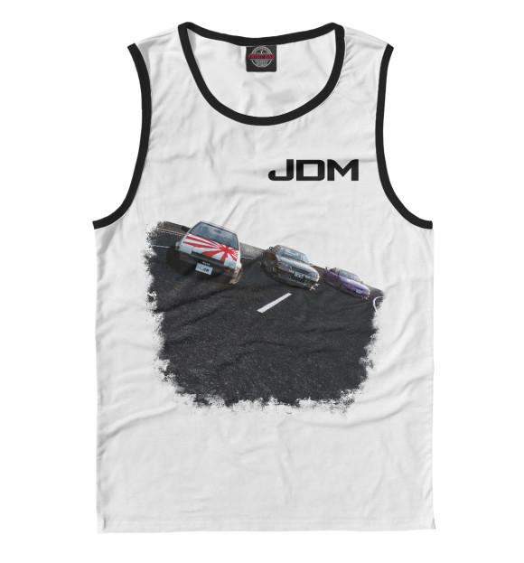 Майка для мальчика с изображением JDM цвета Белый