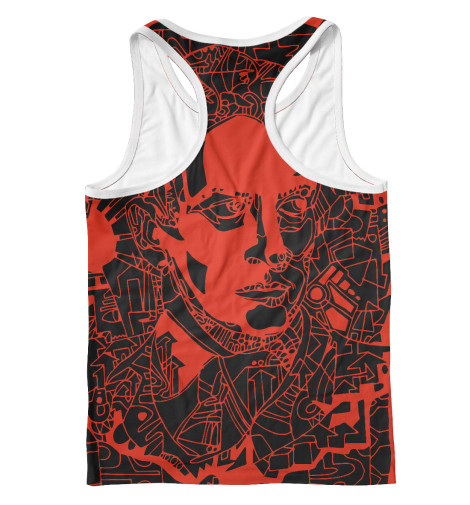 

Майки борцовки Print Bar, Белый, Владимир Маяковский графика