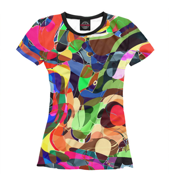 Футболка для девочек с изображением Fantasy цвета Белый