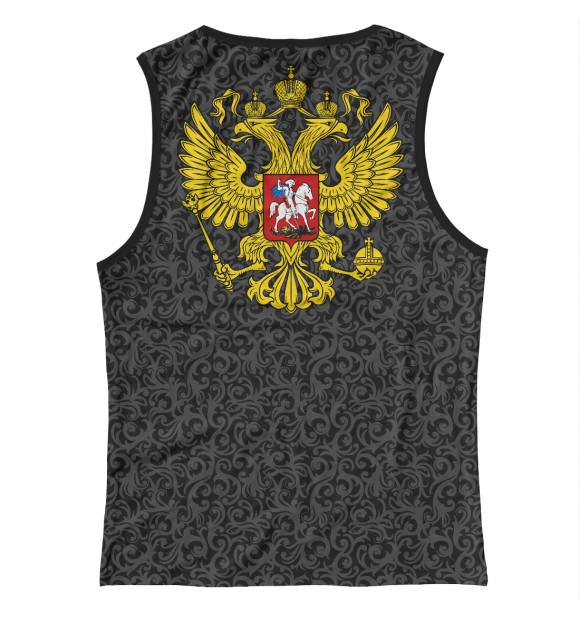 Женская майка с изображением Я Русский цвета Белый
