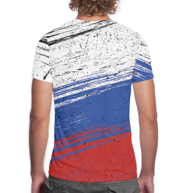Мужская футболка с изображением Олег цвета Белый