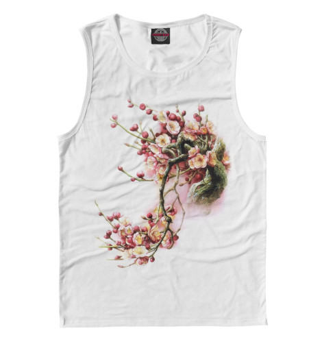 

Майки Print Bar, Белый, Цветы