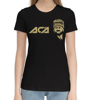 Хлопковая футболка для девочек ACA