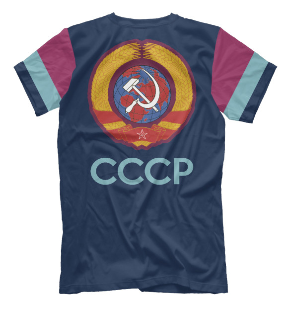 Мужская футболка с изображением Олимпийка СССР цвета Белый