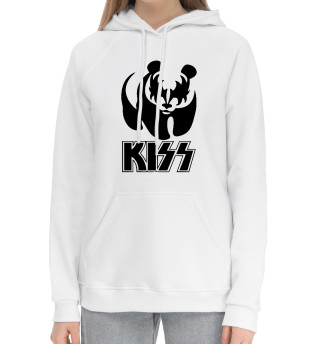 хлопковый худи для девочек Kiss