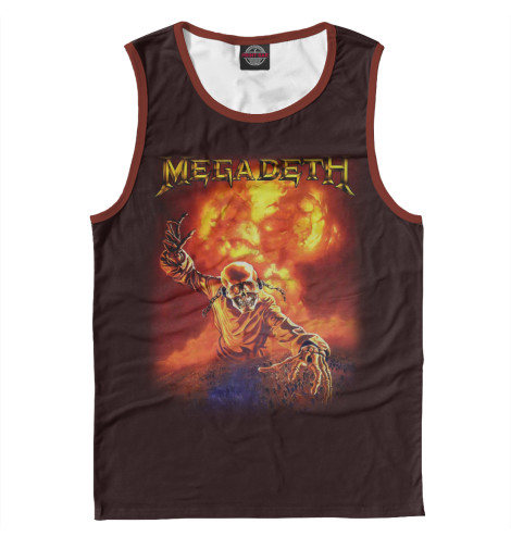 

Майки Print Bar, Белый, Megadeth