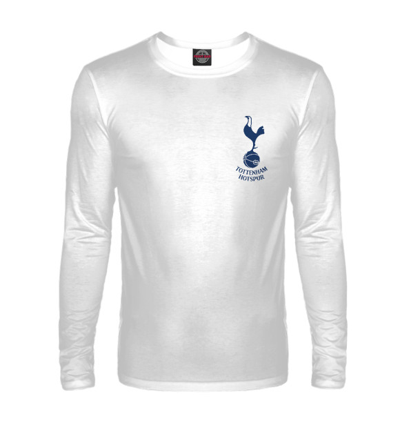 Мужской лонгслив с изображением Tottenham Hotspur цвета Белый
