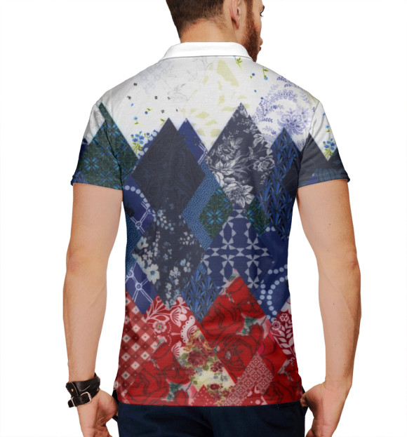 Мужское поло с изображением Сочи цвета Белый