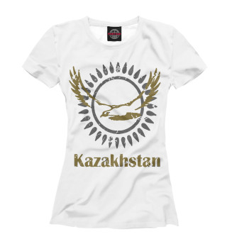 Женская футболка Солнечный Казахстан