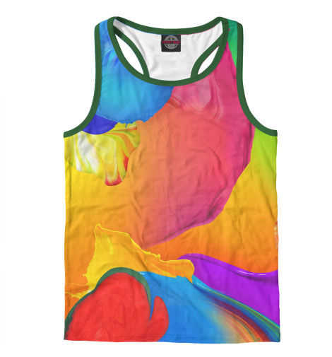 

Майки борцовки Print Bar, Белый, Красочные пятна