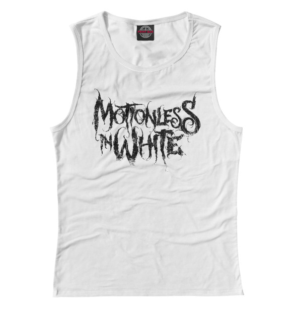 Майка для девочки с изображением Motionless In White цвета Белый