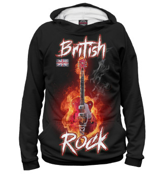 Женское худи British rock music