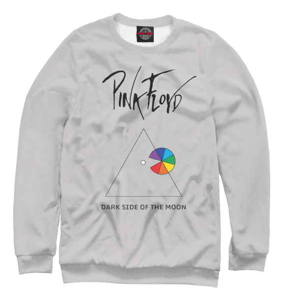 Женский свитшот с изображением Pink Floyd цвета Белый