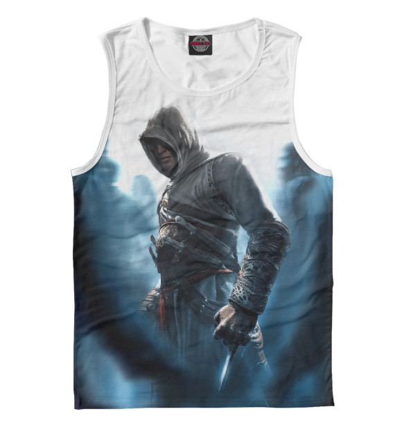 Мужская майка с притом Альтаир цвета Белый Мужская майка с изображением Альтаир цвета Белый