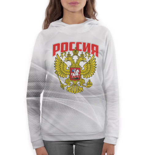 

Худи Print Bar, Белый, Сборная России