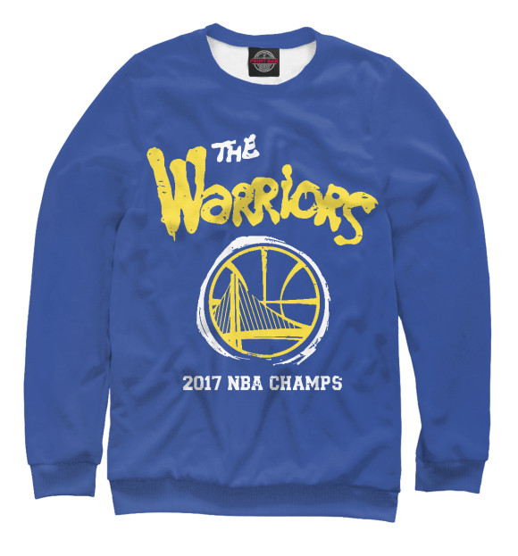 Свитшот для мальчиков с изображением Warriors Champions цвета Белый