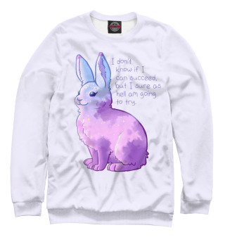 Свитшот для девочек кролик