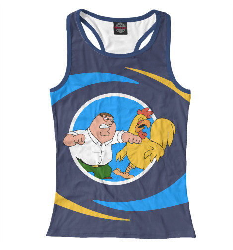 

Майки борцовки Print Bar, Белый, Питер и Петух