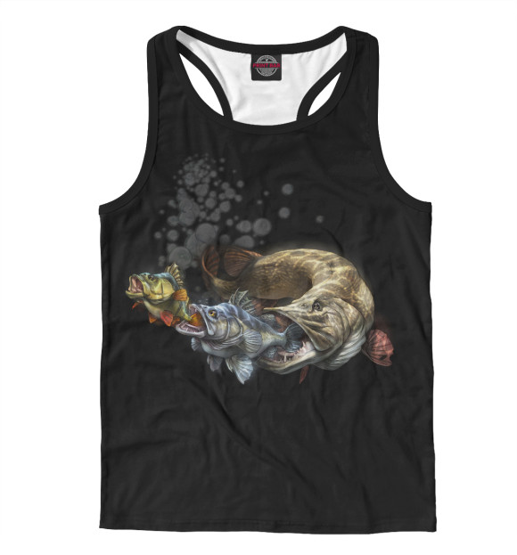 Мужская майка-борцовка с изображением Get Them All цвета Белый