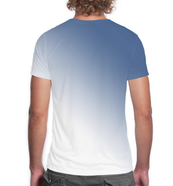 Мужская футболка с изображением Olympique lyonnais цвета Белый