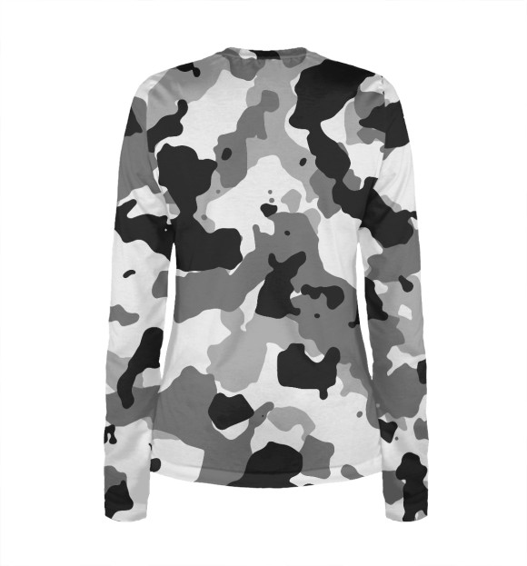 Женский лонгслив с изображением Yамана цвета Белый