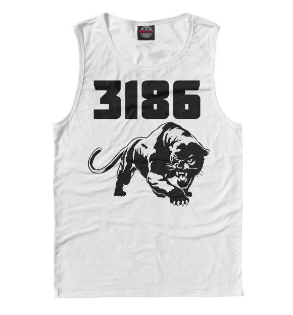 Майка для мальчика с притом ОДОН В/ч 3186 цвета Белый Майка для мальчика с изображением ОДОН В/ч 3186 цвета Белый