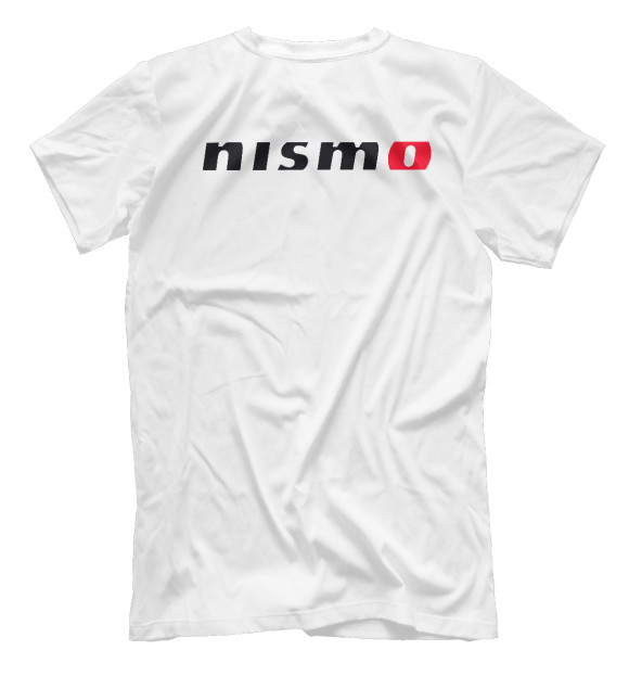 Мужская футболка с изображением Nismo цвета Белый