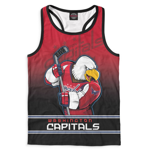 

Майки борцовки Print Bar, Белый, Washington Capitals