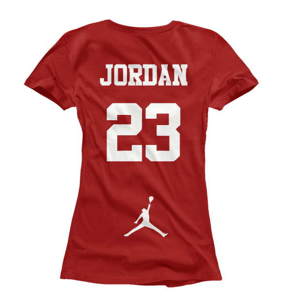 Футболка для девочек с изображением Jordan 23 цвета Белый