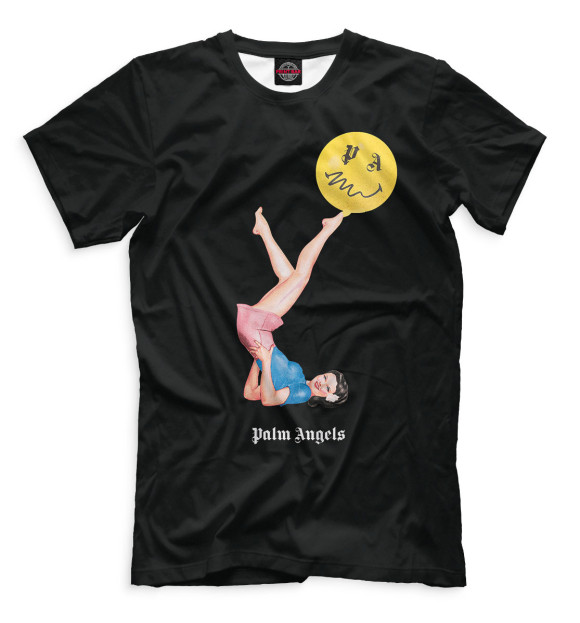 Футболка для мальчиков с изображением Palm Angels цвета Белый