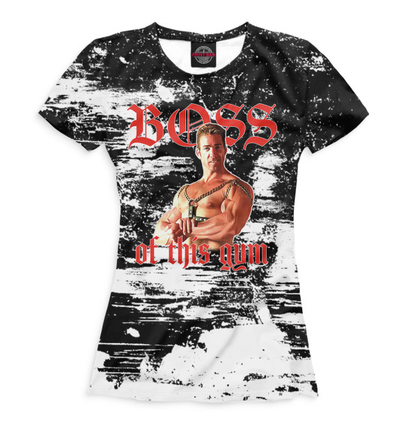 Футболка для девочек с изображением Boss of this gum цвета Белый