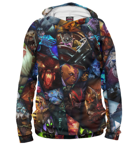 

Худи Print Bar, Белый, Dota 2: All Pick